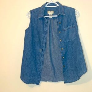 Talbots Denim Vest